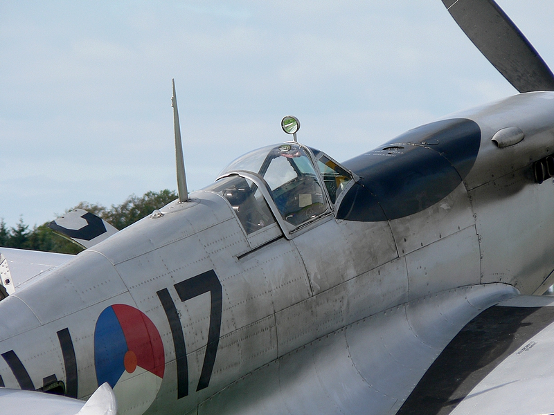 Spitfire - flyshow i Beldringe