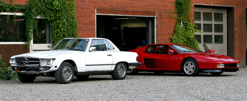 Mercedes og Ferrari