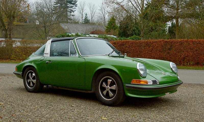 Porsche 911 årg. 1972 olieklapmodel grøn