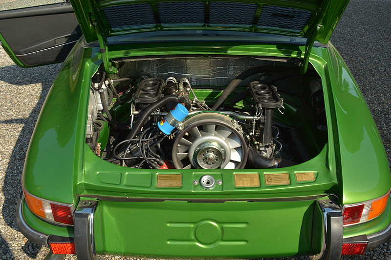 Porsche 911 årg. 1972 olieklapmodel grøn